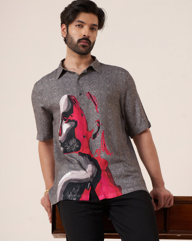 Shirt, shirt for men, shirt for women, shirts for men, shirts for women, short sleeve shirt, satin linen shirt, beach wear shirt, party wear shirt