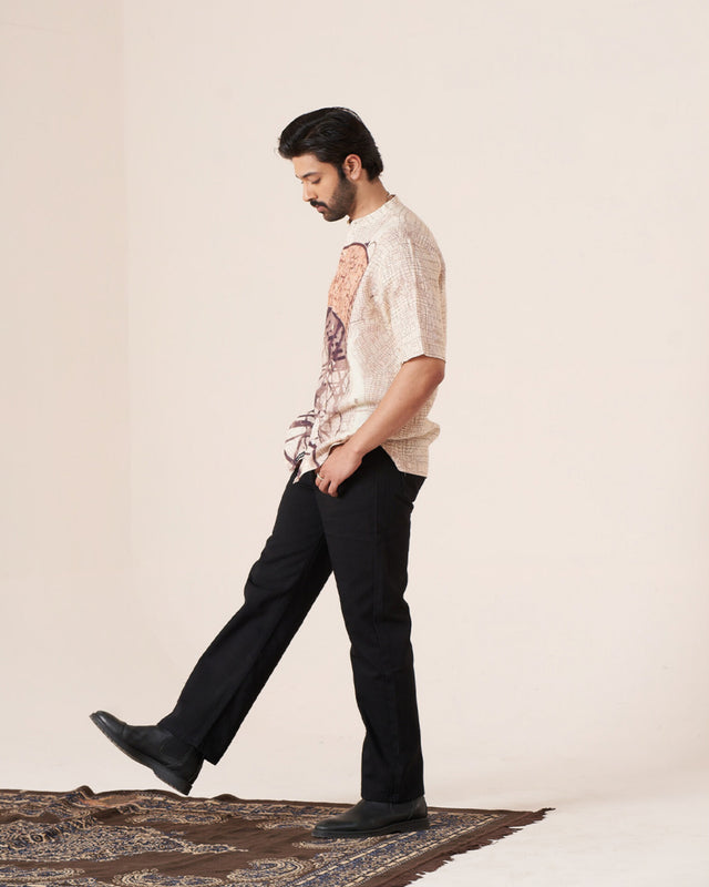 Vintage Frame (Pure Linen Short Sleeve Shirt) – AddysForMen®️