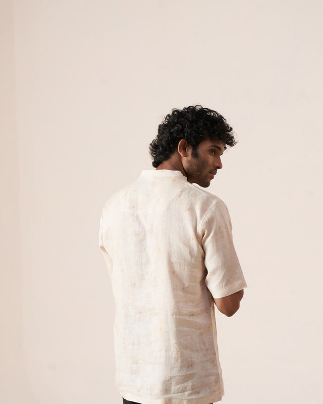 Earthly Echoes (Pure Linen Short Sleeve Shirt) – AddysForMen®️