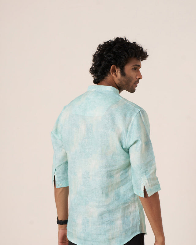 Butterfly Dreams (Pure Linen 3/4 Sleeve Shirt) – AddysForMen®️