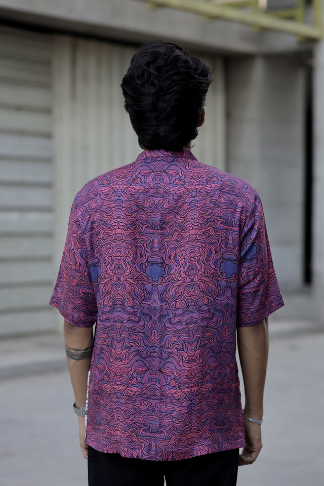Majestic Mirage (Pure Tencel Satin Shirt) - AddysForMen®️