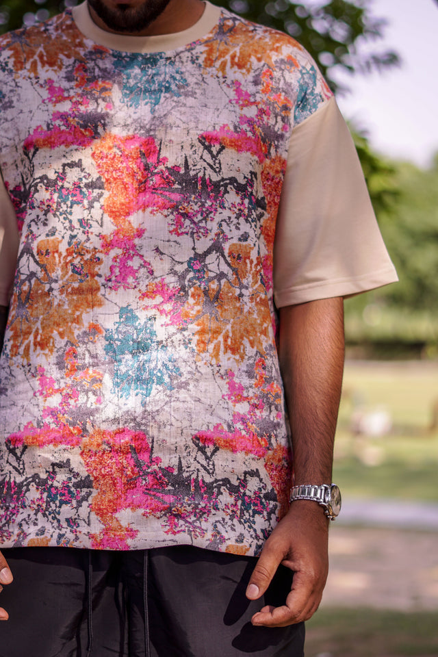 Euphoric Echo (Oversize Linen T-Shirt) – AddysForMen®️