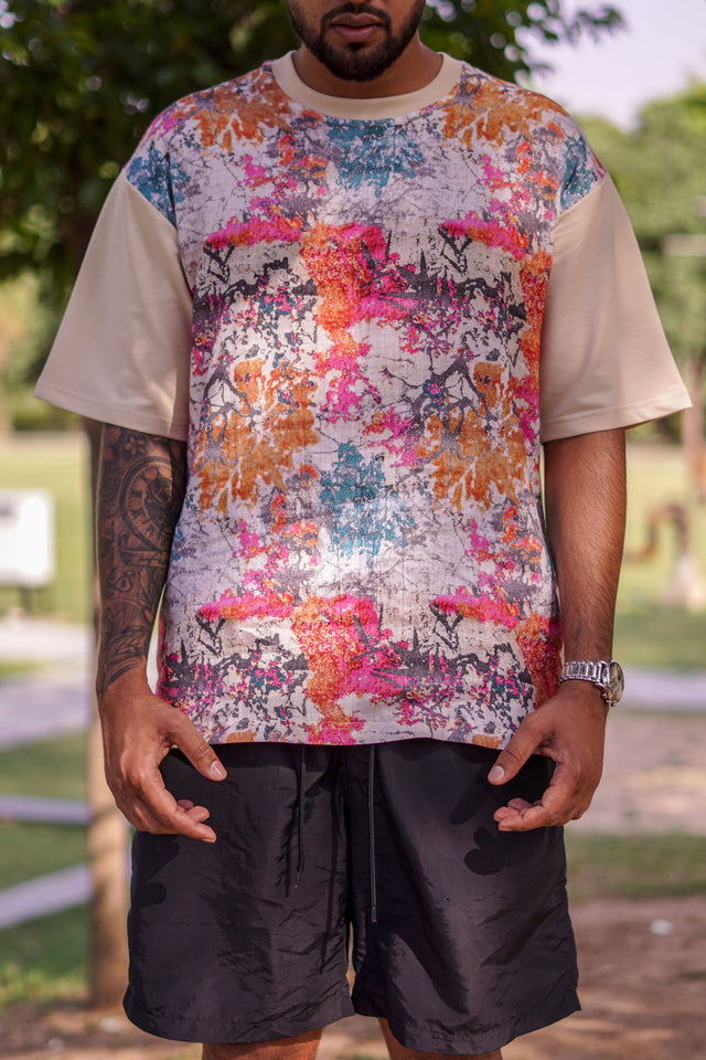 Euphoric Echo (Oversize Linen T-Shirt) – AddysForMen®️
