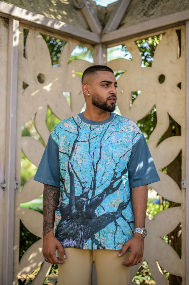Coastal Charm (Oversize Linen T-Shirt) – AddysForMen®️
