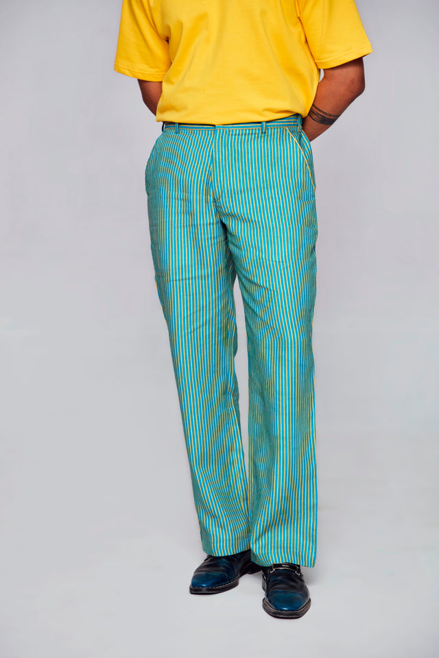 Lost peacock :Pure Linen Wide Leg Loose Fit Pant