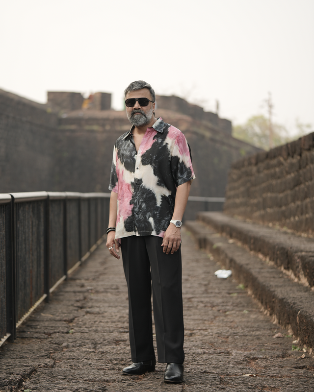 Abstract Fade Printed Shirt, shirt for men, shirt for women, shirts for men, shirts for women, Short Sleeve shirt, satin Pure Bemberg shirt, beach wear shirt, party wear shirt
