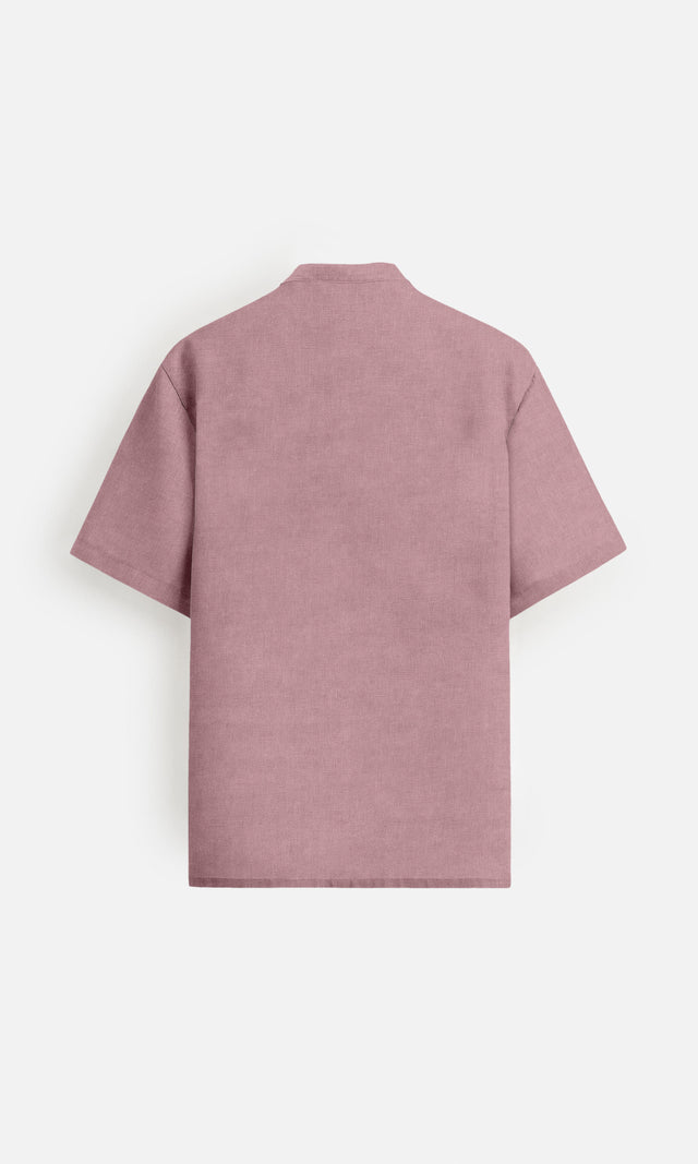 Blush Portrait Pure Linen Designer Shirt