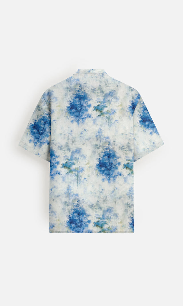Skybound Bliss (Pure Linen Short Sleeve Shirt) – AddysForMen®️