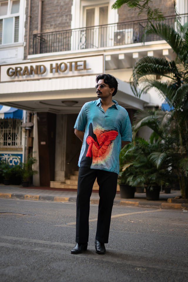 Phoenix Wing Pure Ecovero (viscose) Short Sleeve Shirt