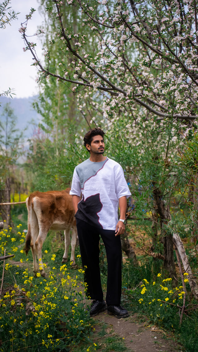 Threaded Soul Pure Linen Designer Tshirt Style Shirt