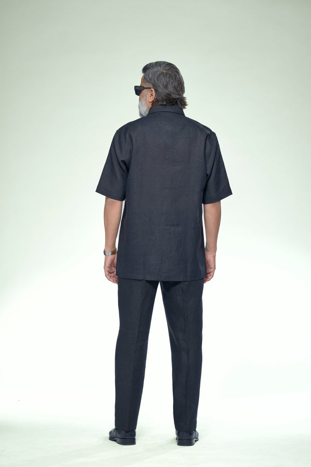 The Ethereal Muse Pure Linen Short Sleeve Shirt – AddysForMen®️