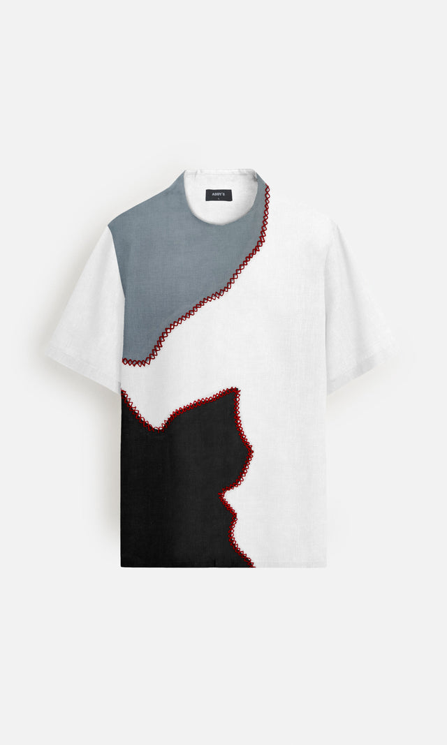 Threaded Soul Pure Linen Designer Tshirt Style Shirt