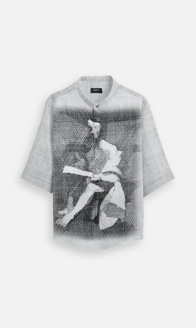 Artiest Love (Pure Linen Kurta Style Shirt) - AddysForMen®️