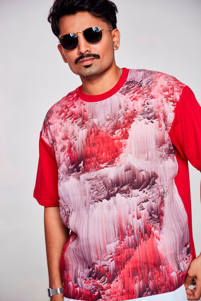 Virtual Visions : Endless World - Oversize Linen Tshirt