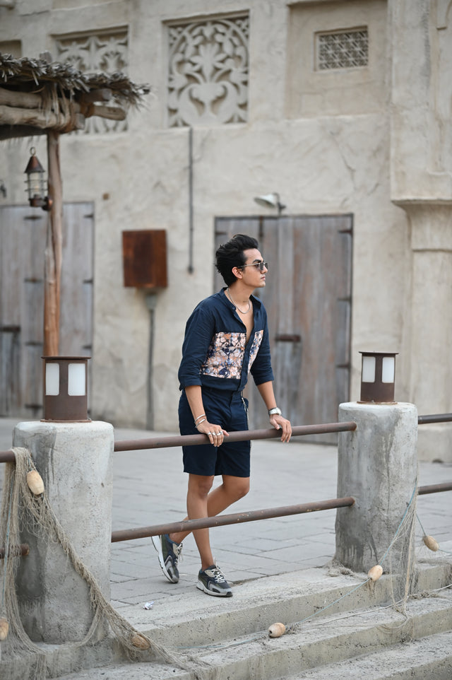 Abstract Curtosy (Pure Linen Shirt) – AddysForMen®️