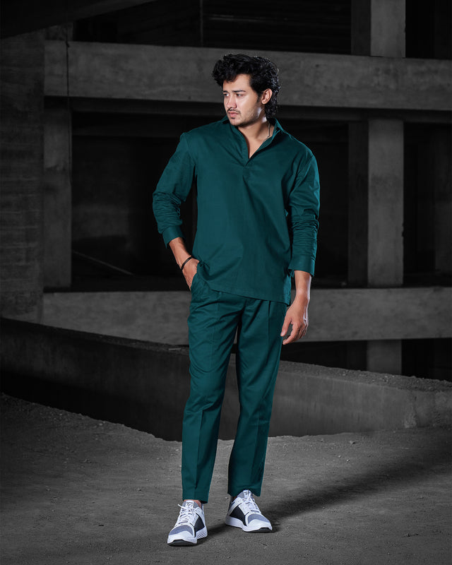 Green Twill Lafer (100% Cotton) – AddysForMen®️