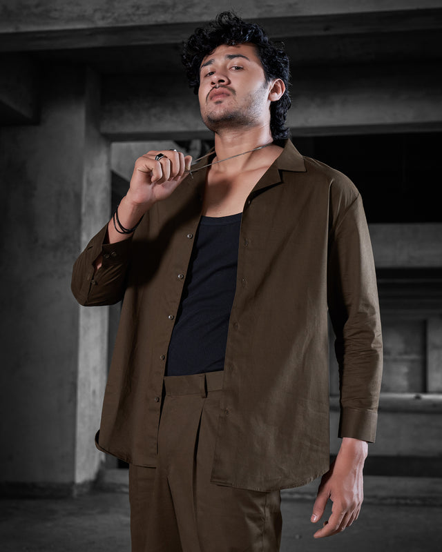 Brown Twill Lafer (100% Cotton) – AddysForMen®️