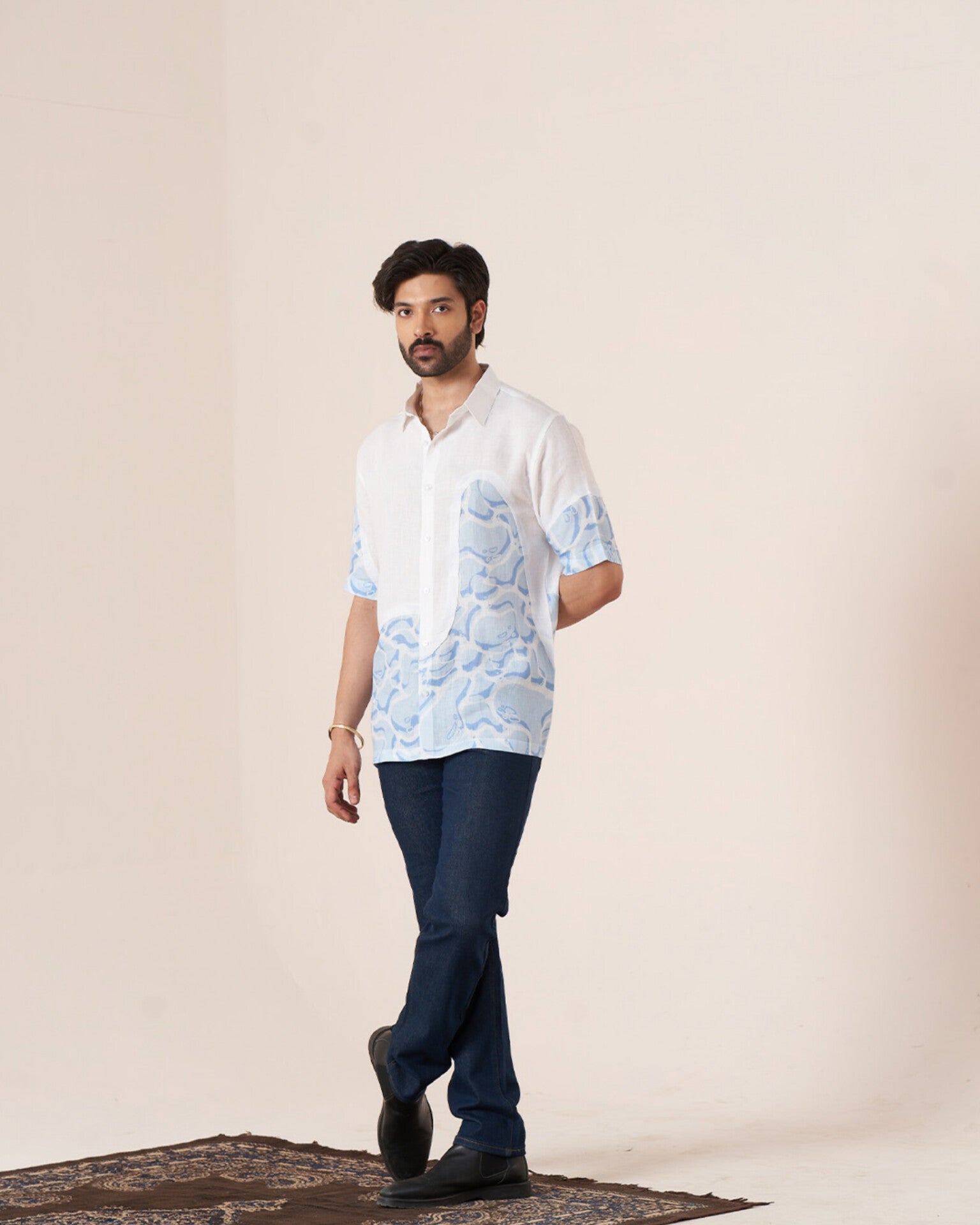 Ocean Drift Pure Linen Designer Shirt