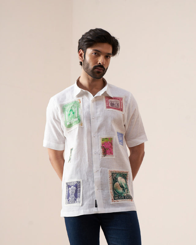 White Designer Shirt, shirt for men, shirt for women, shirts for men, shirts for women, Short Sleeve shirt, satin linen shirt, beach wear shirt, party wear shirt