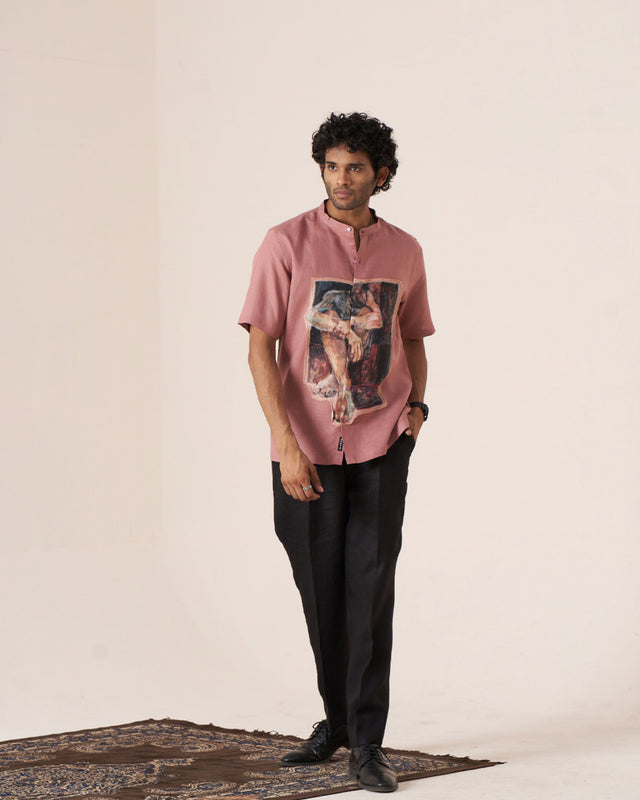 pink Shirt, shirt for men, shirt for women, shirts for men, shirts for women, Short Sleeve shirt, satin linen shirt, beach wear shirt, party wear shirt, valentine shirt