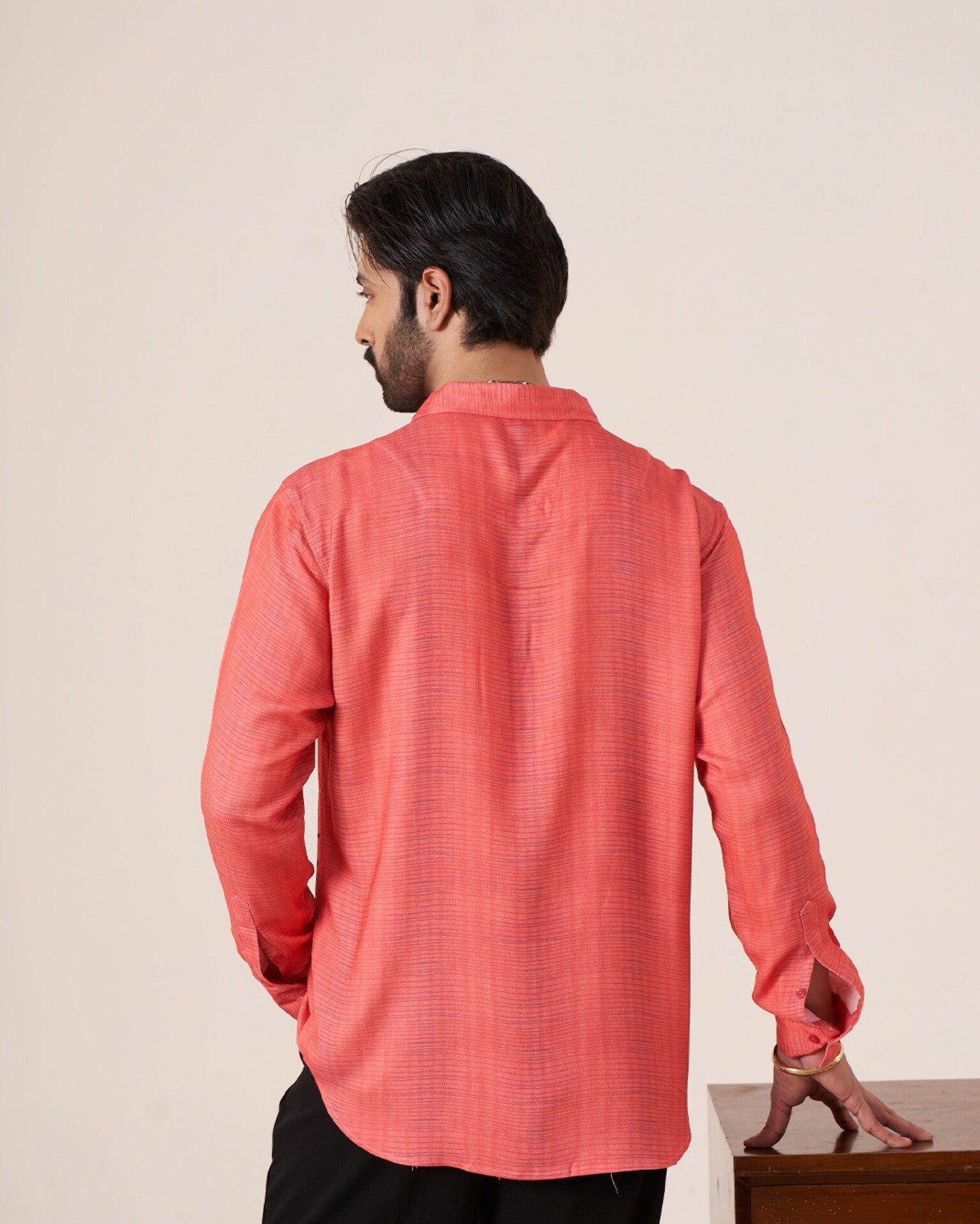 Crimson Canvas Pure Ecovero (viscose) Full Sleeve Shirt