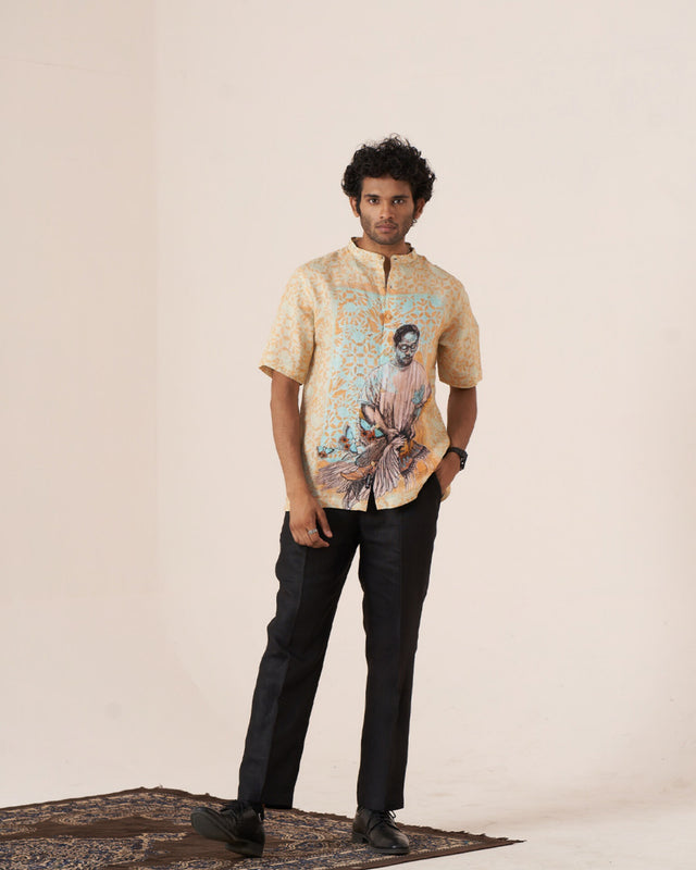 Bohemian Soul Shirt, satin linen shirt, digital print shirt, digital print satin shirts, linen shirt, men linen shirt, short sleeve linen shirt, long sleeve linen shirt, casual linen shirt, oversized linen shirt, plus size linen shirt, linen shirt for wedding, printed satin linen shirt, designer satin linen shirt, floral satin linen shirt, wedding linen shirt, party wear satin linen shirt, luxury satin linen shirt, satin printed shirt for men