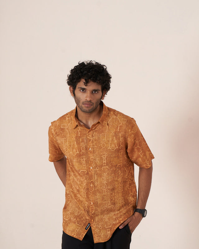 Golden Aura Shirt, satin linen shirt, digital print shirt, digital print satin shirts, linen shirt, men linen shirt, short sleeve linen shirt, long sleeve linen shirt, casual linen shirt, oversized linen shirt, plus size linen shirt, linen shirt for wedding, printed satin linen shirt, designer satin linen shirt, floral satin linen shirt, wedding linen shirt, party wear satin linen shirt, luxury satin linen shirt, satin printed shirt for men
