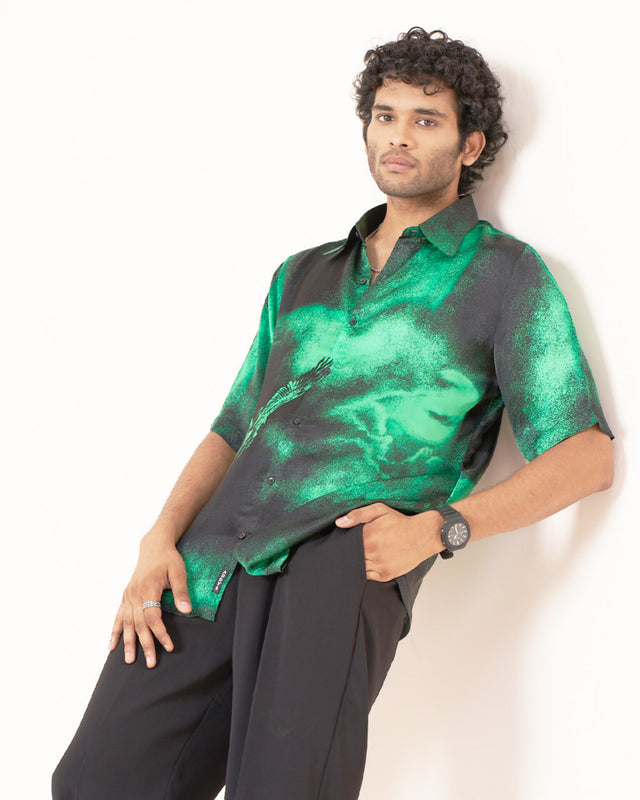 Eclipse Flight Pure Bemberg Satin Short Sleeve Shirt