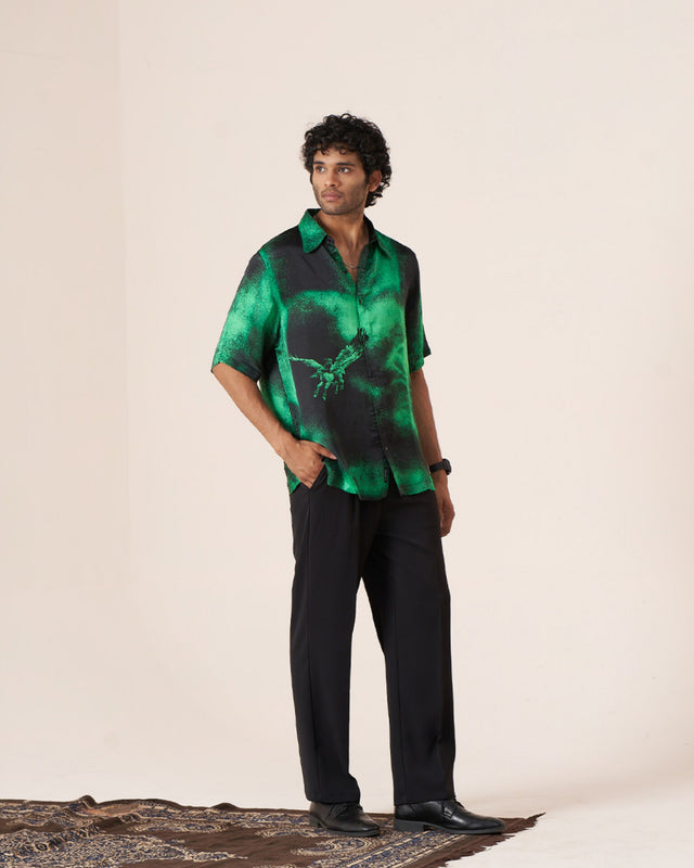 Eclipse Flight Pure Bemberg Satin Short Sleeve Shirt