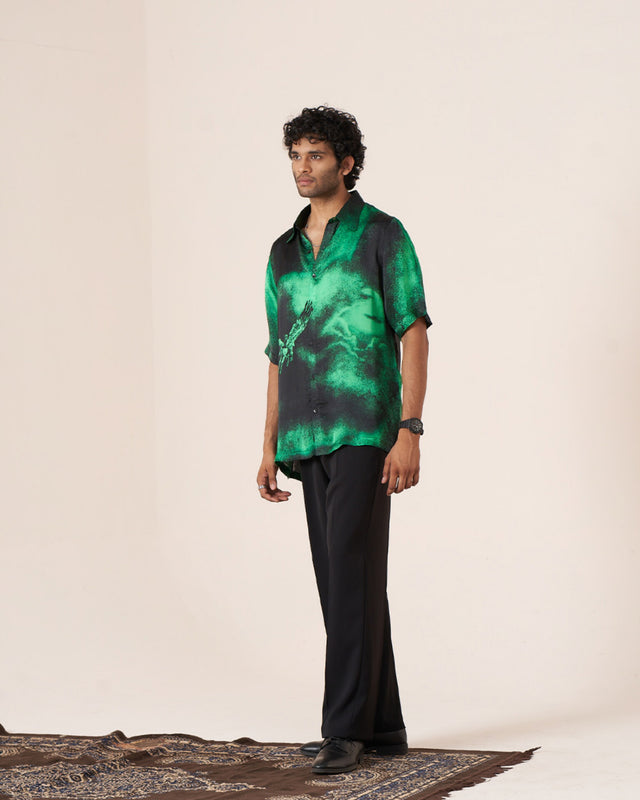 Eclipse Flight Pure Bemberg Satin Short Sleeve Shirt