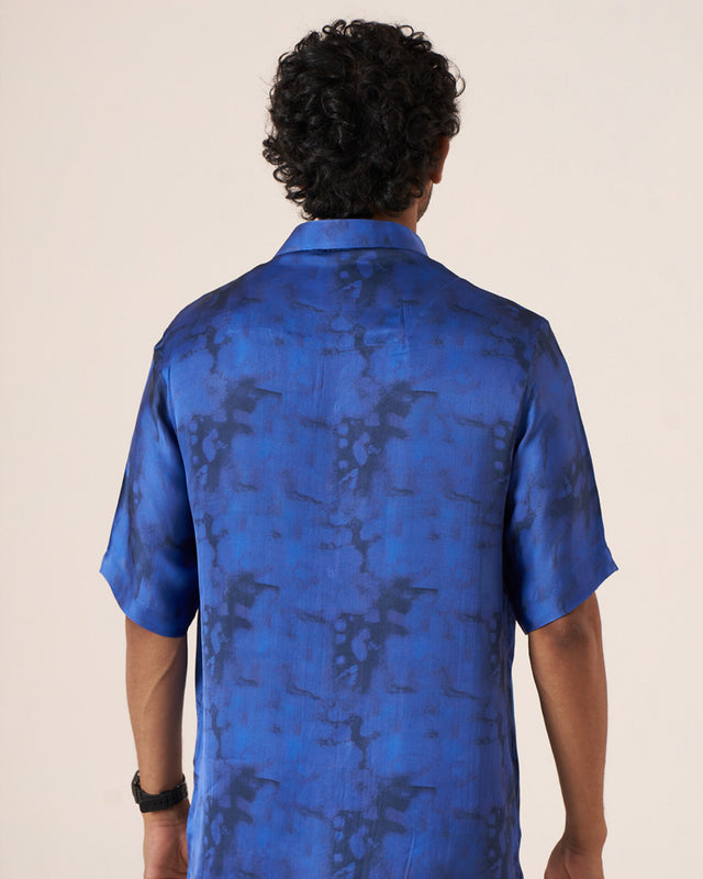 Neon Pulse Pure Bemberg Satin Short Sleeve Shirt