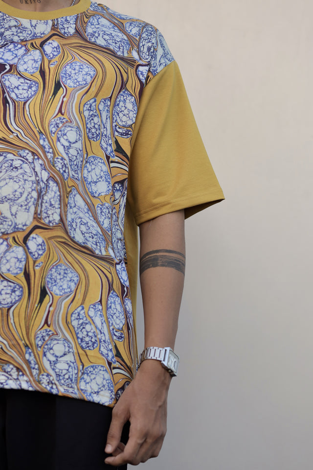 Silhouette Symphony (Oversize Tencel Satin T-Shirt) – AddysForMen®️