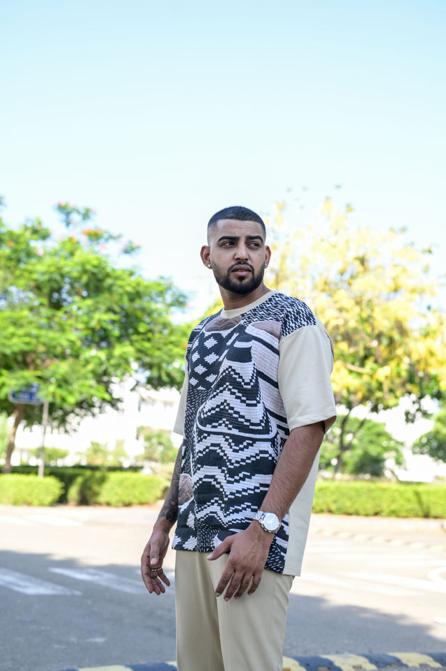 Luminous Lagoon (Oversize Linen T-Shirt) – AddysForMen®️