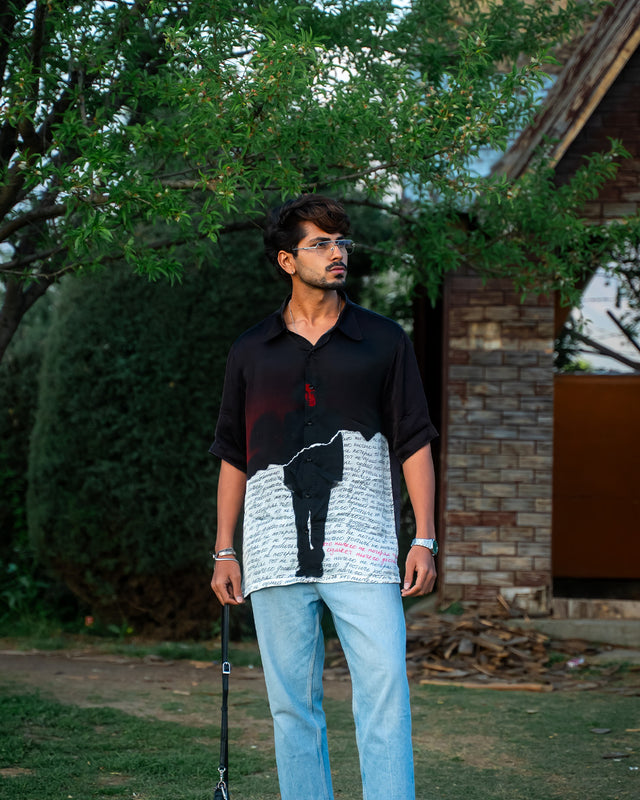 Rebel Verse Pure Bemberg Satin Short Sleeve Shirt