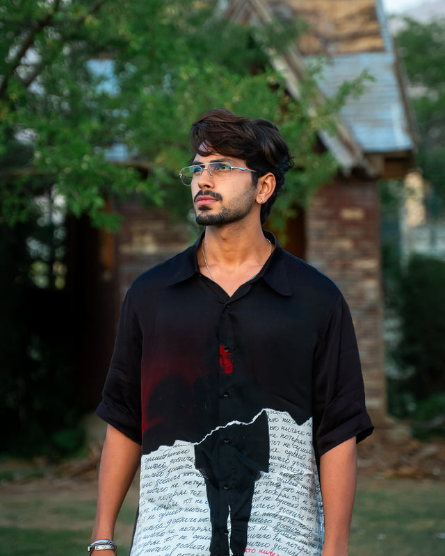 Rebel Verse Pure Bemberg Satin Short Sleeve Shirt
