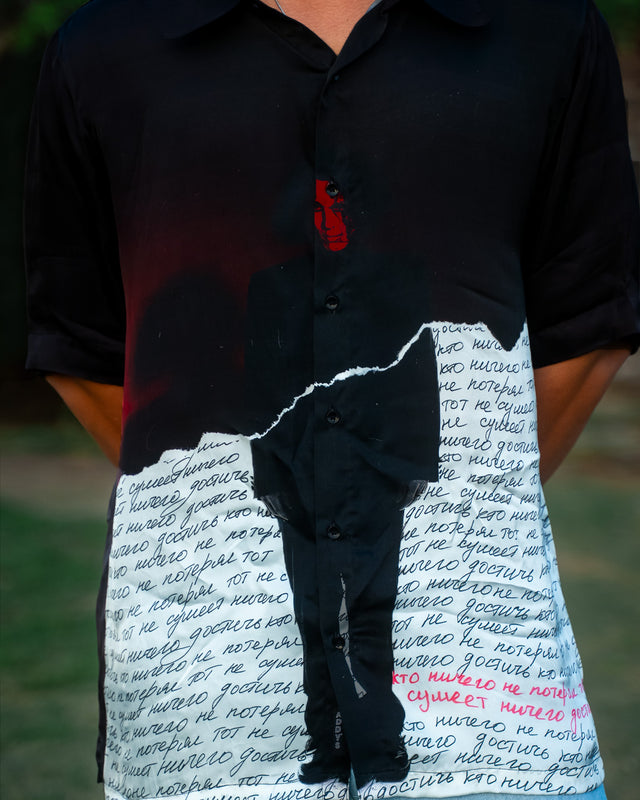 Rebel Verse Pure Bemberg Satin Short Sleeve Shirt