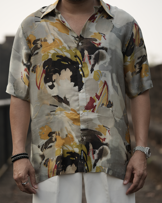 Desert Mirage Pure Bemberg Satin Short Sleeve Shirt
