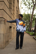 Printed Blazing Mosaic Pure Linen Shirt, shirt for men, shirt for women, shirts for men, shirts for women, Long Sleeve shirt, satin Pure Linen shirt, beach wear shirt, party wear shirt