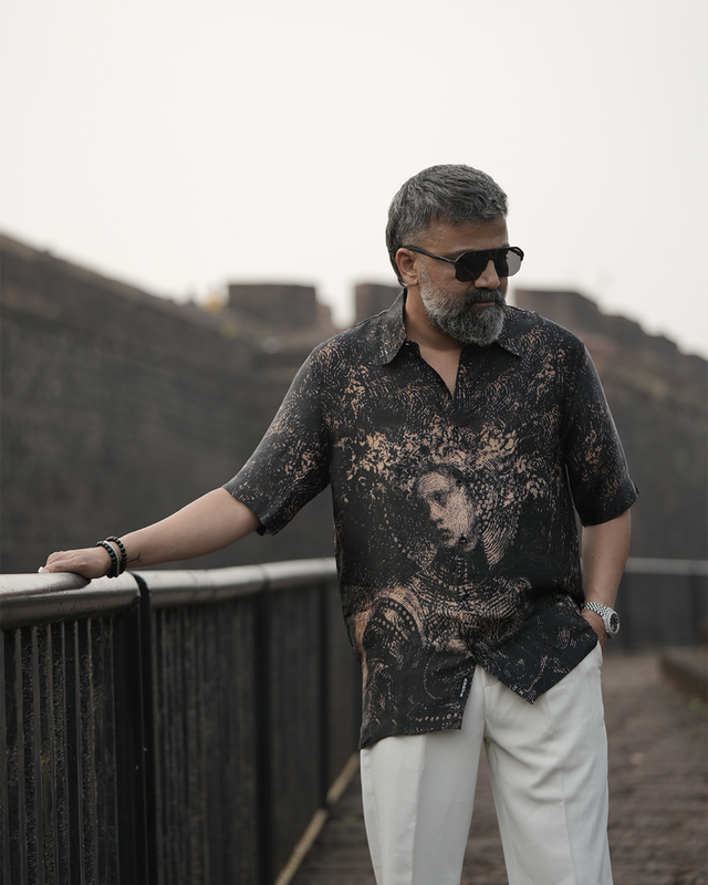 Dark Digital Print Shirt, shirt for men, shirt for women, shirts for men, shirts for women, Short Sleeve shirt, satin Pure Bemberg shirt, beach wear shirt, party wear shirt