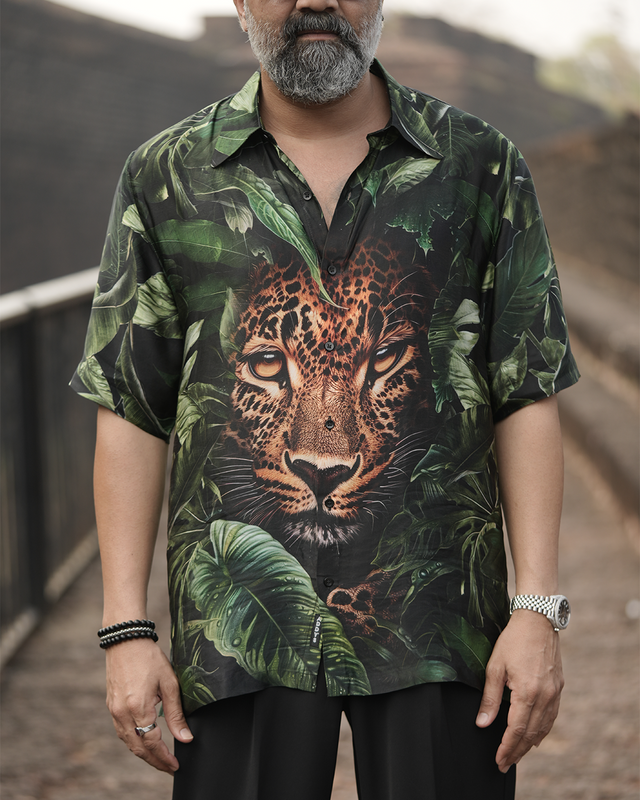 Savanna Roar Pure Bemberg Satin Short Sleeve Shirt