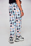 House of Faces : Pure Linen Loose Tapered Fit Pant