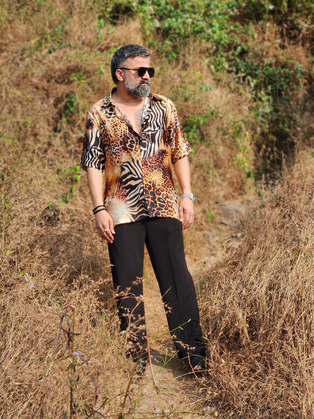 Savage Satin Pure Bemberg Satin Short Sleeve Shirt