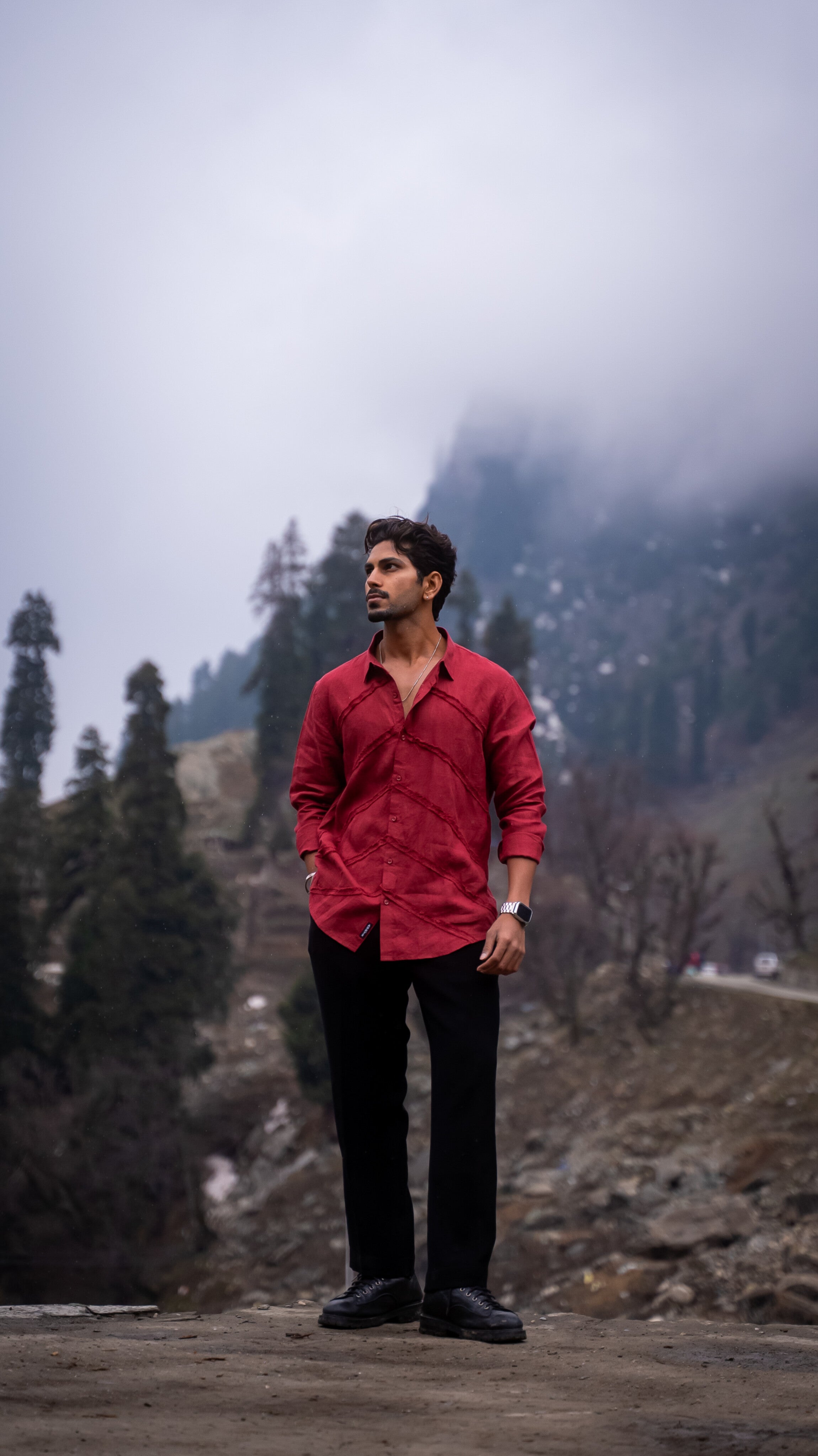 Ember Ridge Pure Linen Designer Shirt
