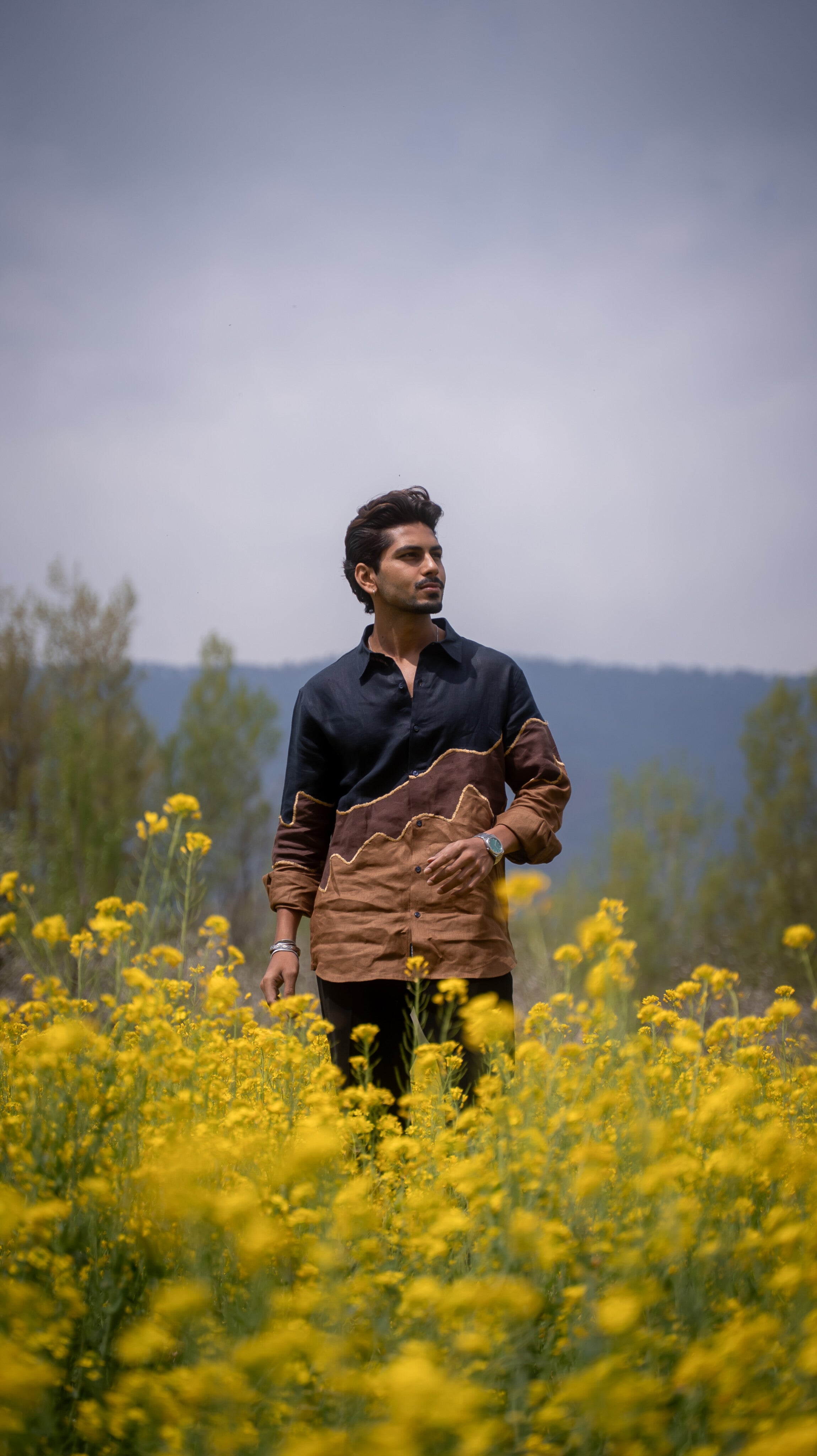 Rustic Trails Pure Linen Designer Shirt
