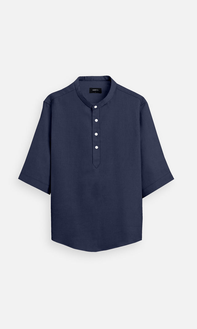 Deep Navy colour Pure Linen Shirt, Digital Printed Shirt, shirt for men, shirt for women, shirts for men, shirts for women, Short Sleeve shirt, satin Pure Linen shirt, beach wear shirt, party wear shirt