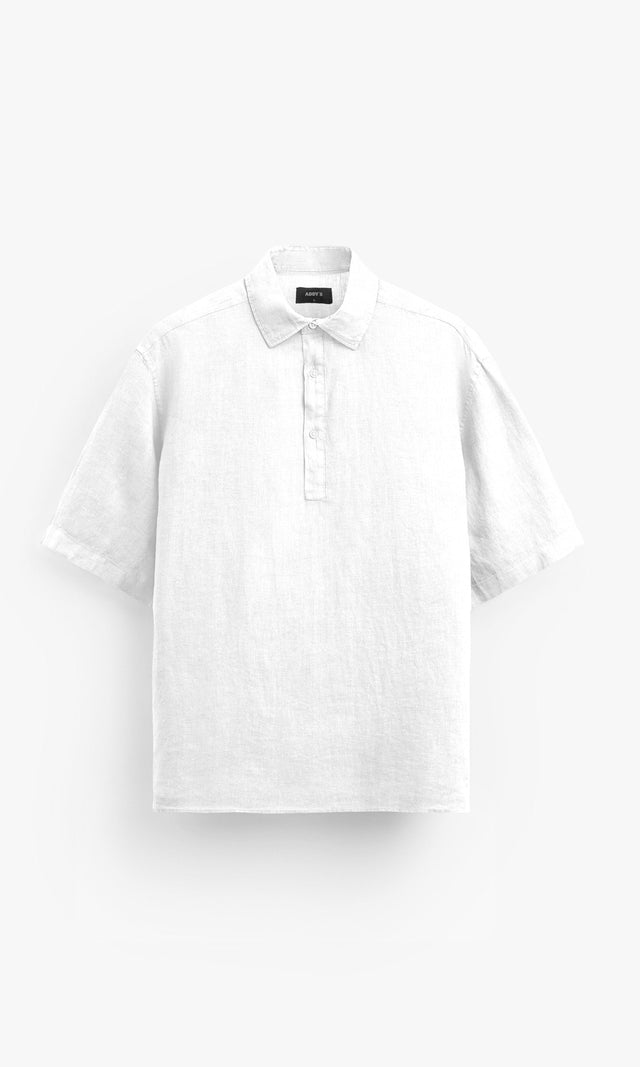 White polo shirt Pure Linen Shirt, Office Wear, Regular Wear, Formal Wear, Digital Printed Shirt, shirt for men, shirt for women, shirts for men, shirts for women, Short Sleeve shirt, satin Pure Linen shirt, beach wear shirt, party wear shirt