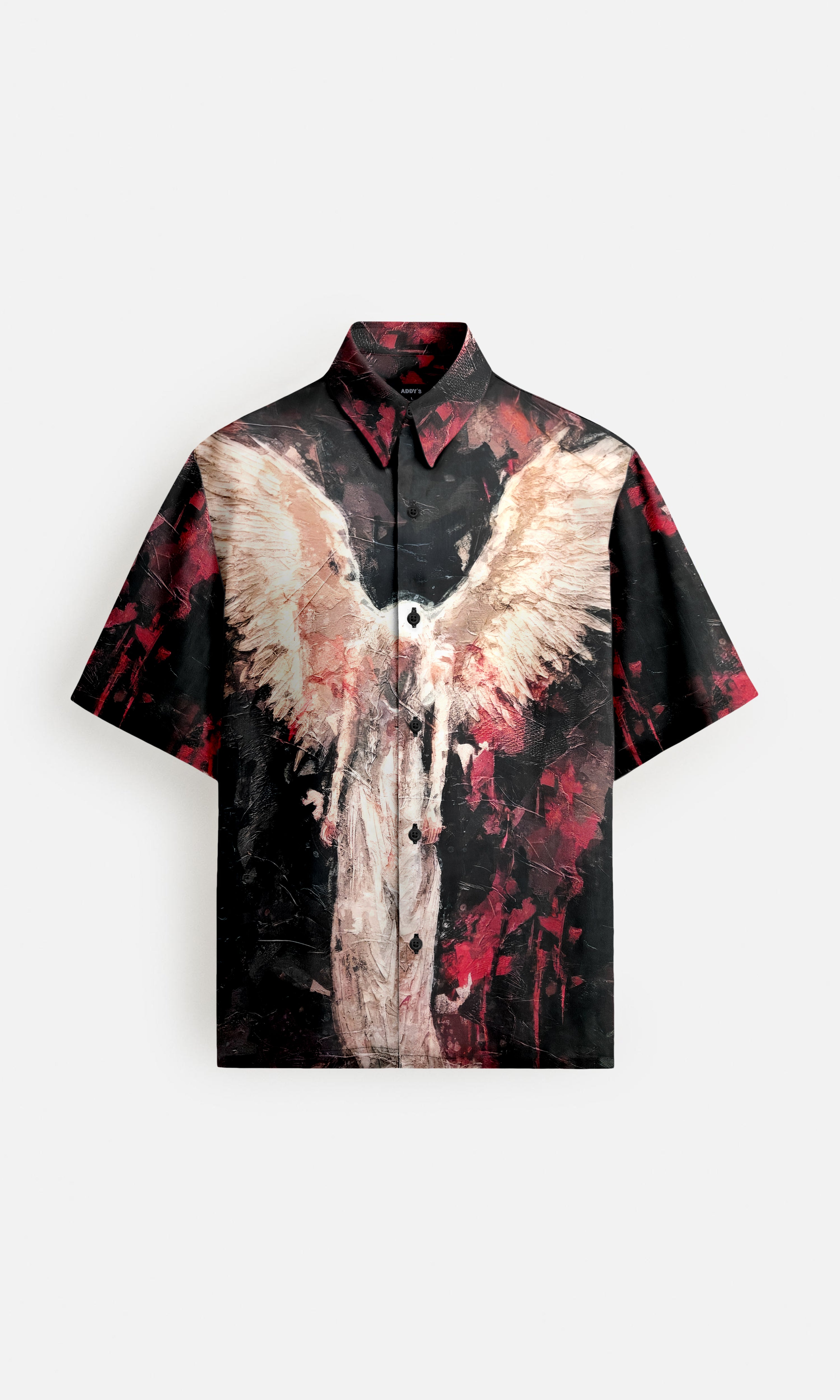 Celestial Wings Pure Bemberg Satin Short Sleeve Shirt