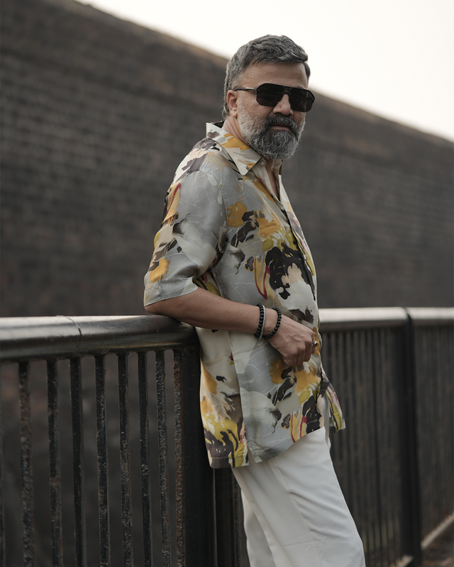 Desert Mirage Pure Bemberg Satin Short Sleeve Shirt