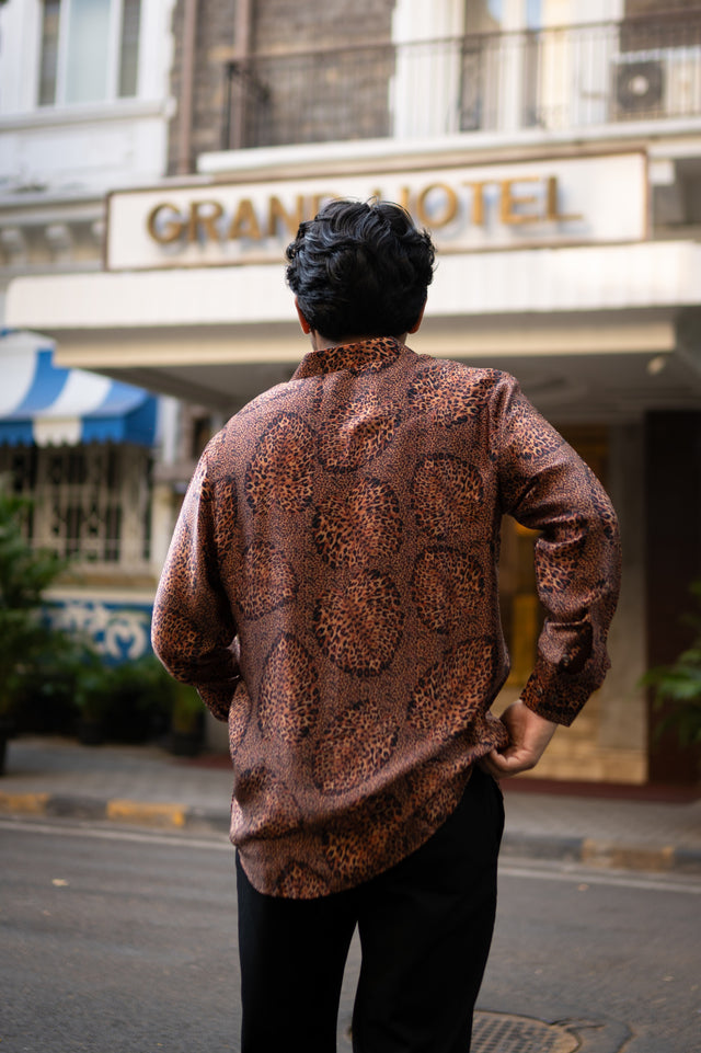 Feral Flow Pure Bemberg Satin Full Sleeve Shirt