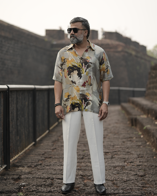 Desert Mirage Pure Bemberg Satin Short Sleeve Shirt